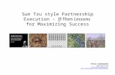 Sun tzu style partnership execution   if then lessons for maximizing success