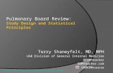 UAB Pulmonary board review study  design and statistical principles