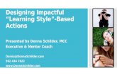 Designing Impactful Learning Style Based Actions_Coaching Skills