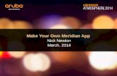 Make Your Own Meridian Mobile App Workshop