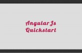 Angular js quickstart