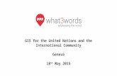 Presentation - GIS for the UN May