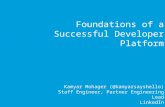 Foundations of a Successful Developer Platform - DeveloperWeek 2015