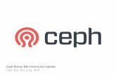 Ceph Day Beijing: Keynote - Ceph Ecosystem Update