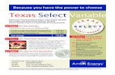 Texas Select Variable Txu 081409