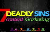 Seven Deadly Sins of Content Marketing