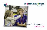 Healthwatch Sheffield Annual Report 2014-15