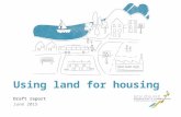 Using land for housing draft report presentation