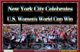 NY City Celebrates Women's Soccer Win 2015