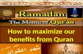Ramadan month of quran
