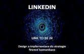 Design a implementace LinkedIn do strategie firemní komunikace Kateřina Borovanská, Managing director FREYA CZ in kateřina-borovanská