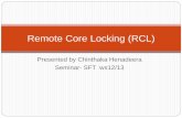 Remote core locking (rcl)