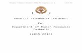 R F D  Results Framework Document - Group 4