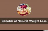 Benefits of Natural Weight Loss