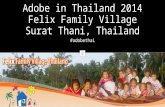 Thailand presentation final - Felix Family Village - Surat thani