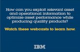 IBM Predictive Maintenance and Quality