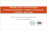 Media and international communications