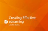 Creating Effective elearning