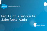 Habits of a Successful Salesforce Admin