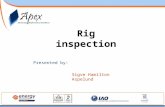 Rig inspection, Sigve Hamilton Aspelund