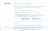Box Premier Support Overview