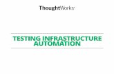Testing infra automation