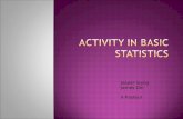 Activity in basic statistics