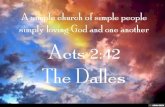 Acts 2:42 The Dalles