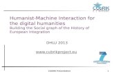 Humanist machine interaction for the digital humanities