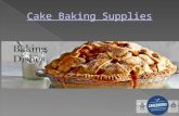 Cake baking supplies
