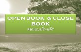 Open book  & Close book