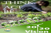 Graphic Design - Think Green Poster
