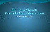 Nd farm ranch transition oveview fall conference  2012