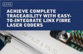 Achieve Complete Traceability With Easy-To-Integrate Linx Fibre Laser Coders