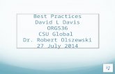 Davis D Best Practices Week 8