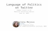 Language of Politics on Twitter - 01 Political