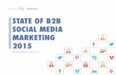State of B2B Social Media Marketing 2015