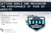 Setting Goals and Measuring Performance of your Economic Development Website