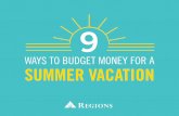 9 Ways To Budget Money For A Summer Vacation