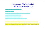 Lose Weight Exercising