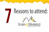 7 reasons to attend the scale up weekend