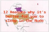 12 reasons why it’s better for you to sleep in the nude..