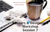 Session seven Builders & Developers workshop MSTC`15