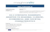 Maghrenov deliverable 3.3 - Synthetic roadmap adapted to regional climatic economical and societal characteristics