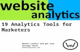 19 Website Analytics Tools for Marketers
