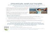 Chemicals & our Health - 80,000 Chemicals on the Market with No Safety Testing