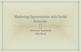Marketing opportunities with social networks