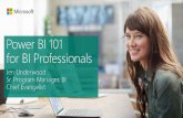Power BI 101 for BI Pros May 2015