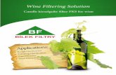 Kieselguhr candle filter for wine filtration(English)
