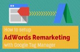 How to install Remarketing with Google Tag Manager